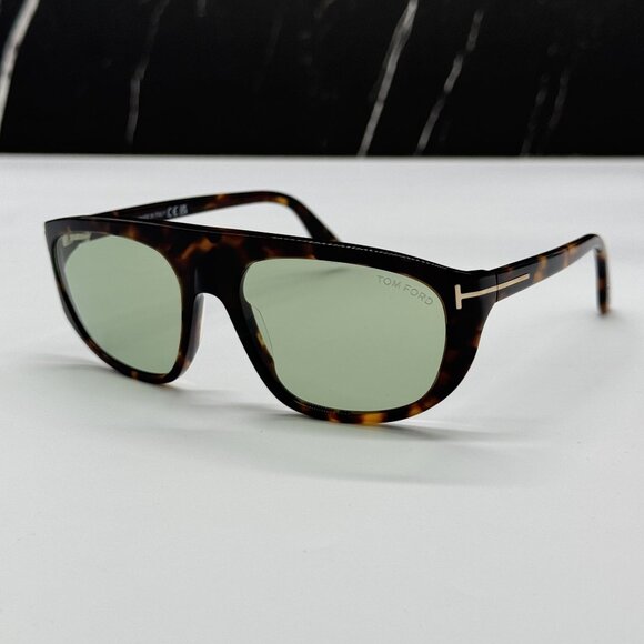 NEW TOM FORD EDWARD-02 TF1002 52N SUNGLASSES FT1002/S 52N UNISEX HAVANA - Picture 4 of 8